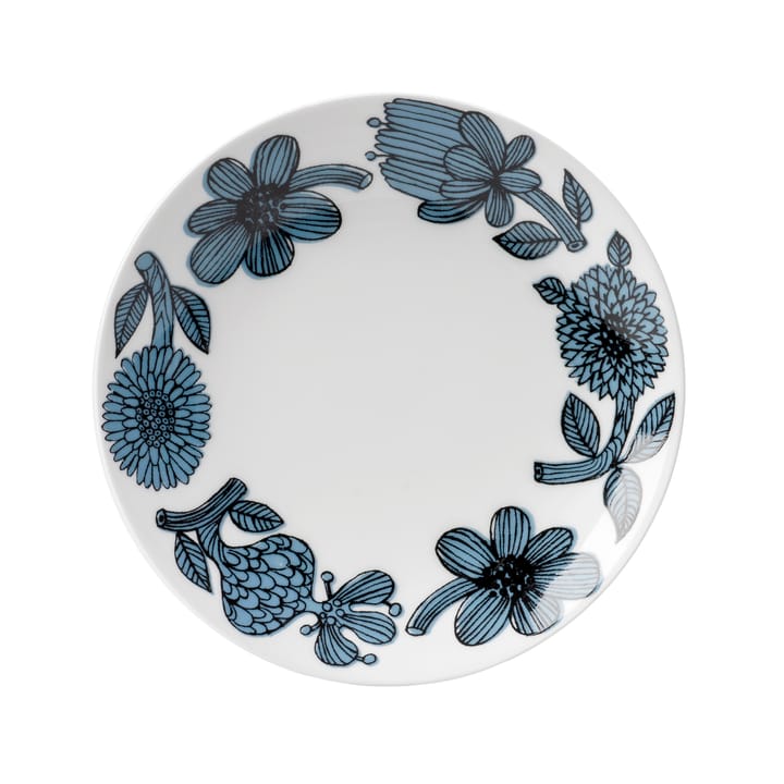 Blå Aster プレート - Ø 18 cm - Gustavsbergs Porslinsfabrik