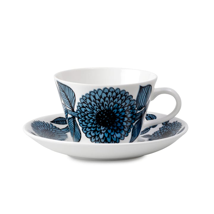 Blå Aster コーヒー セット cone - coffee cup + saucer - Gustavsbergs Porslinsfabrik