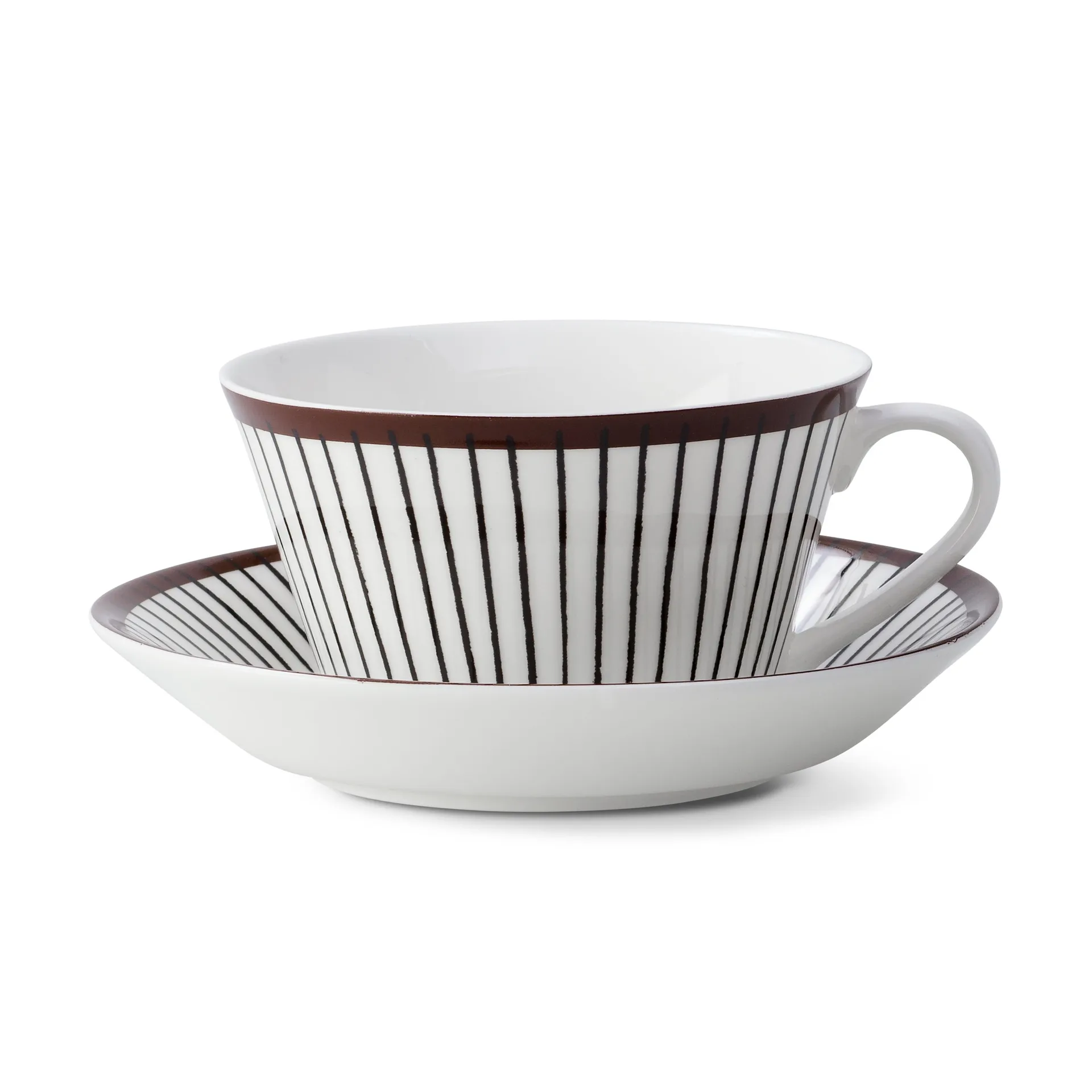 Ribb ティーセット, tea cup + saucer Gustavsbergs Porslinsfabrik