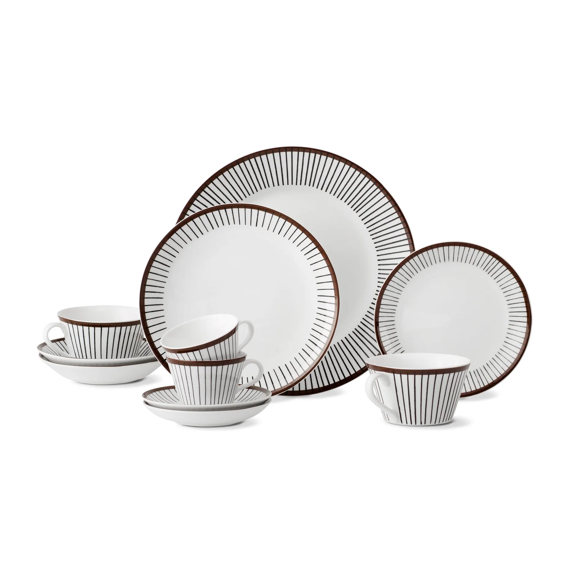Ribb ティーセット, tea cup + saucer Gustavsbergs Porslinsfabrik