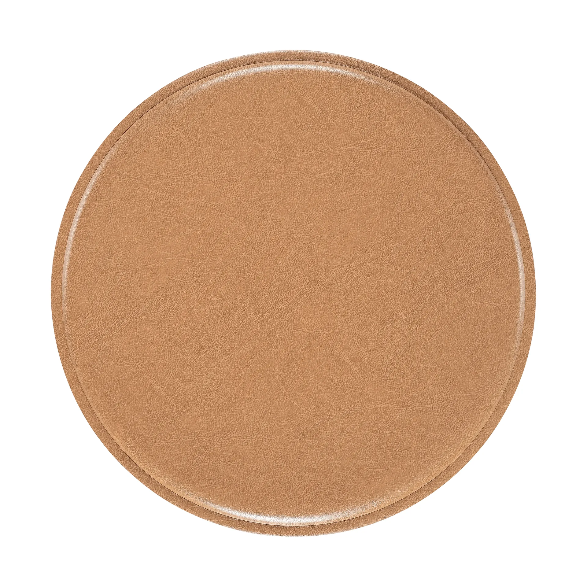 ZigZag パッドスツール/バースツール, Bonded leather camel Hans K