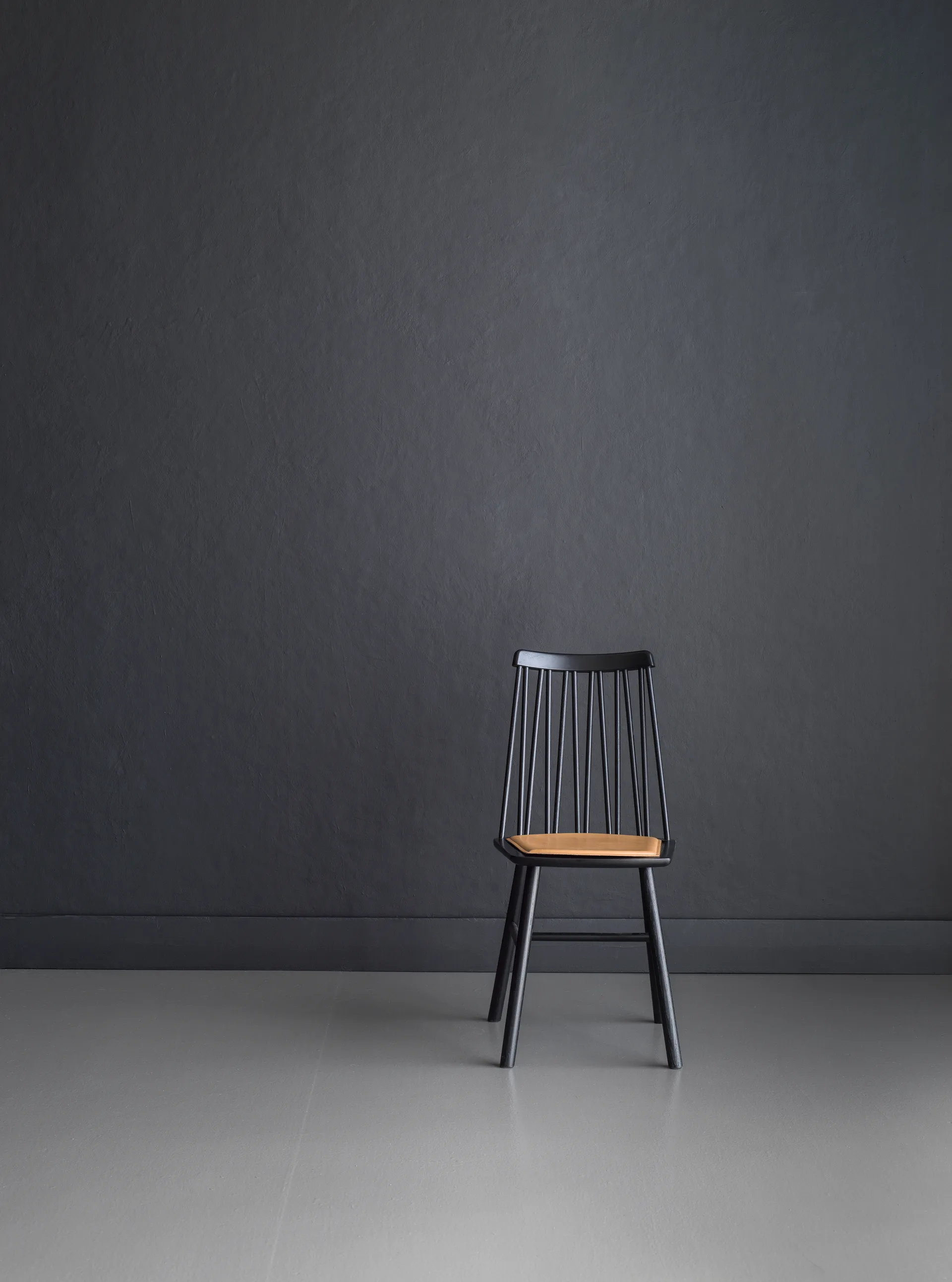 ZigZag パッドチェア, Bonded leather camel Hans K