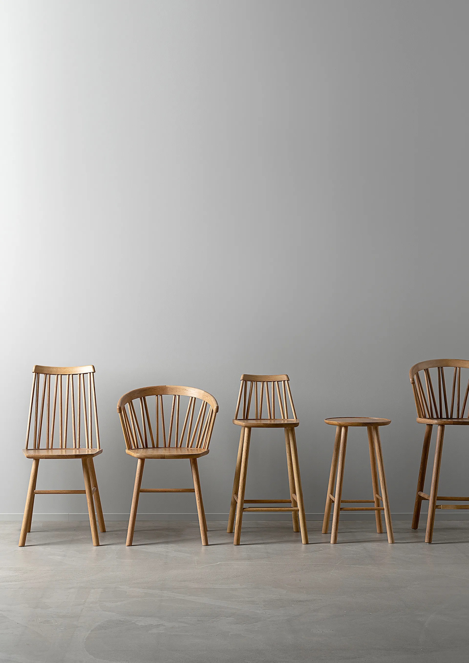 ZigZag junior チェア, Oiled oak Hans K