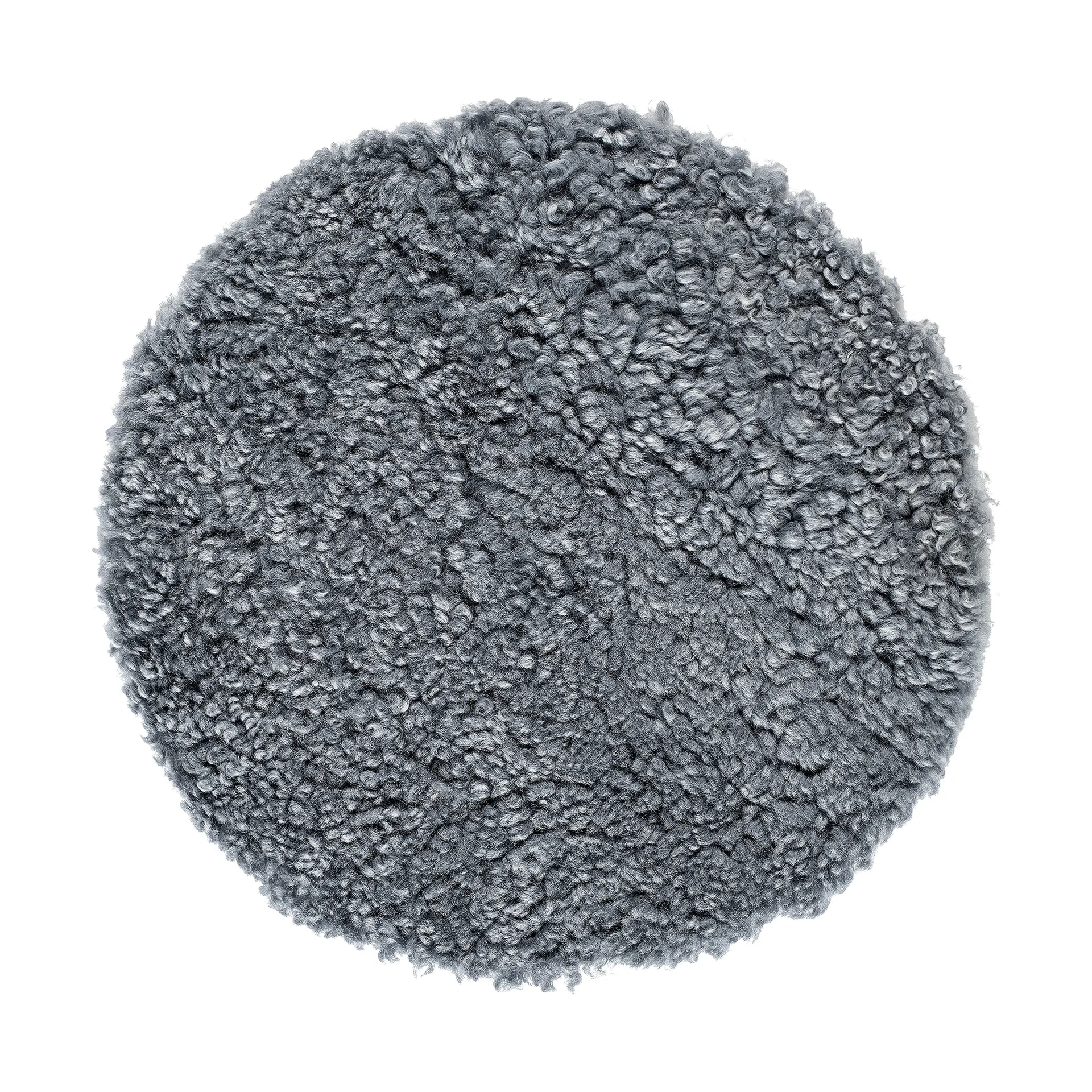 ZigZag パッドスツール/バースツール, Sheep skin - Graphite Hans K