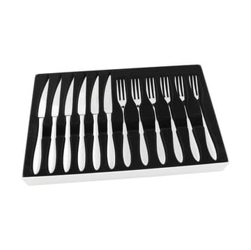 Fjord ステーキカトラリー 12 pcs - stainless steel - Hardanger Bestikk | ハダンゲル べスティック