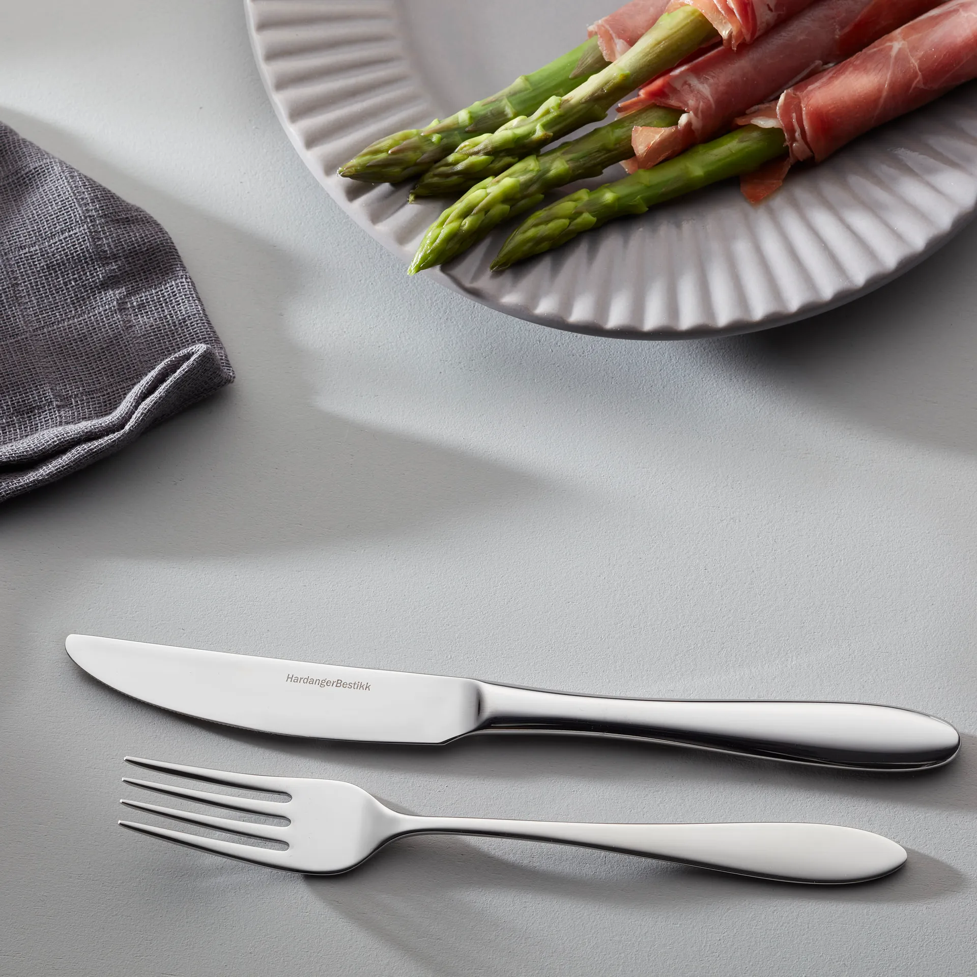 Fjord スターターセット 8 ピース, stainless steel Hardanger Bestikk | ハダンゲル べスティック