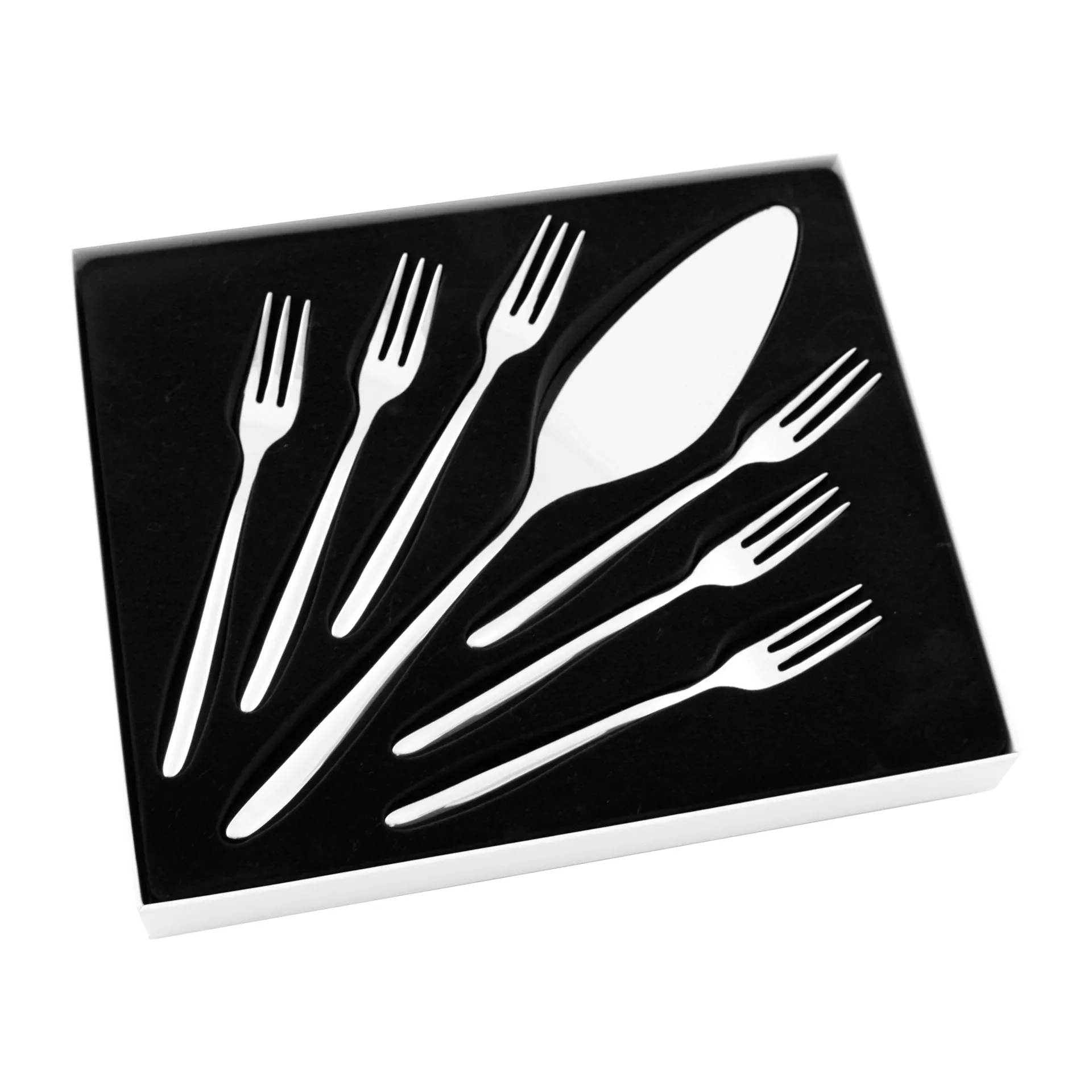 Lykke ケーキ セット 7 ピース, stainless steel Hardanger Bestikk | ハダンゲル べスティック