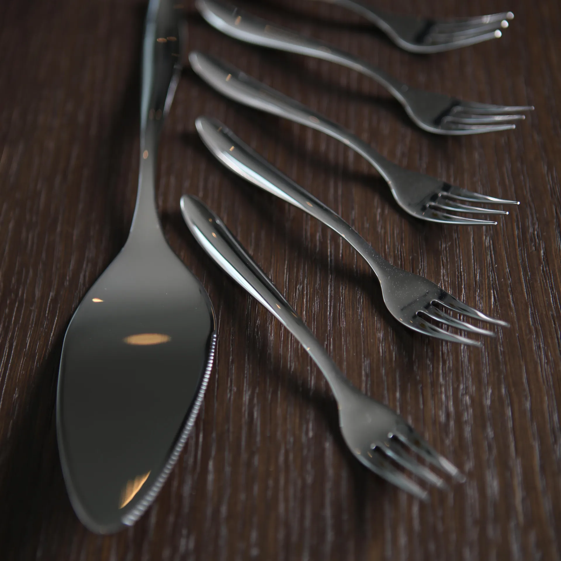 Lykke ケーキ セット 7 ピース, stainless steel Hardanger Bestikk | ハダンゲル べスティック