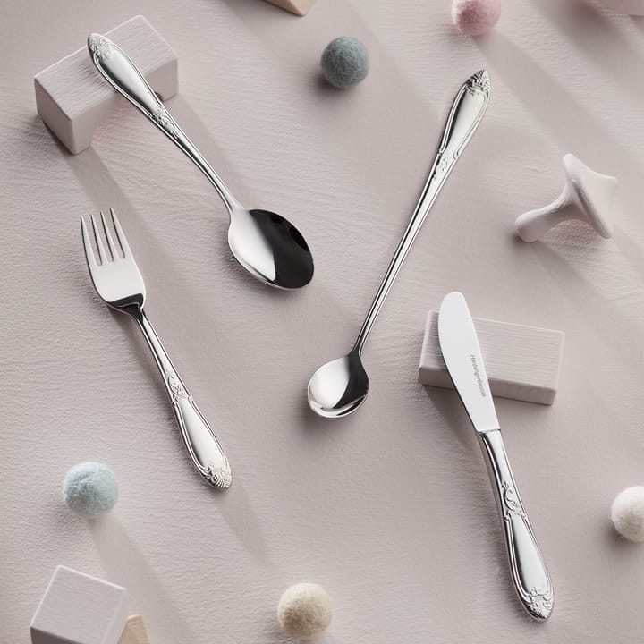 Nina キッズ用カトラリー 4 本セット, Stainless steel Hardanger Bestikk | ハダンゲル べスティック