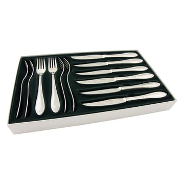 Nina meat カトラリー セット 12 ピース - stainless steel - Hardanger Bestikk | ハダンゲル べスティック