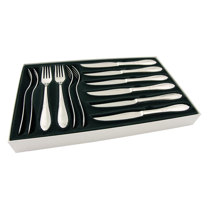 Nina meat カトラリー セット 12 ピース, stainless steel Hardanger Bestikk | ハダンゲル べスティック