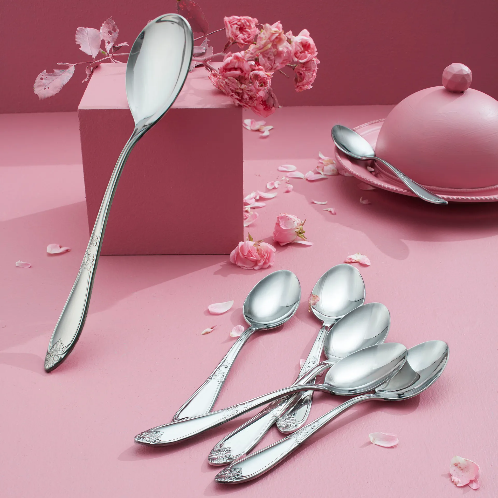 Nina サラダ セット, stainless steel Hardanger Bestikk | ハダンゲル べスティック