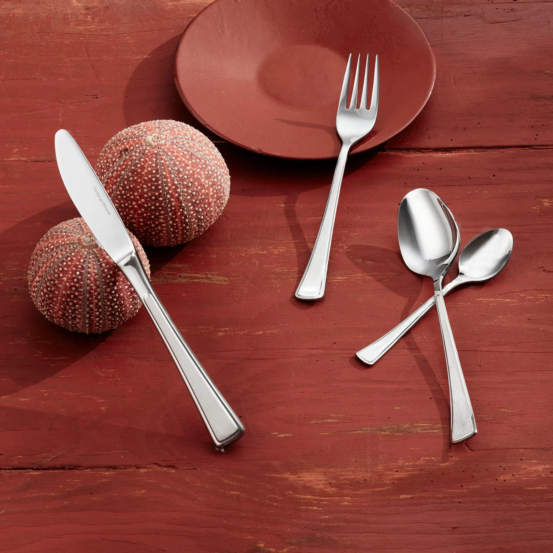 Ramona デザート スプーン 4パック, stainless steel Hardanger Bestikk | ハダンゲル べスティック