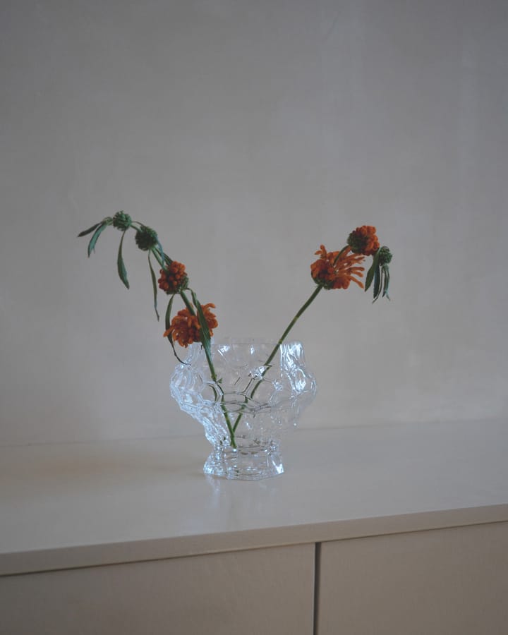 Canyon ミディアム花瓶 18 cm - Clear - Hein Studio