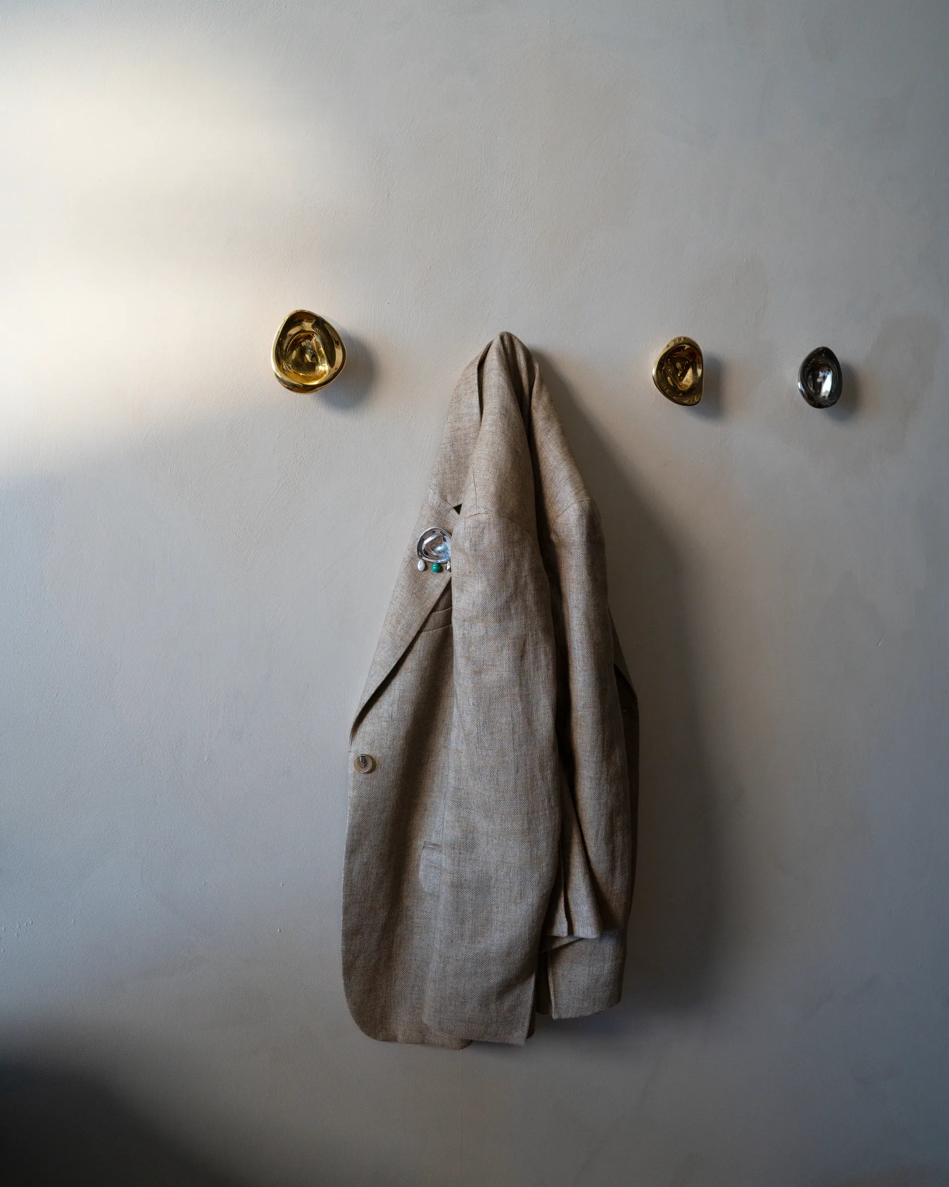 Ripple no. 01 スモールノブ, Chrome Hein Studio