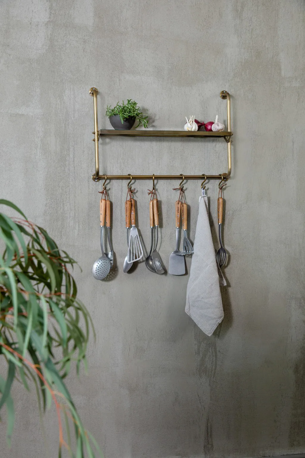 ステンレススチール フライ返し 36 cm, Beech Heirol