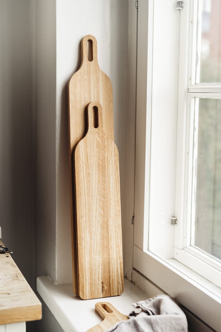 Heirol カッティングボード ハンドル付き oak, 12x39 cm Heirol