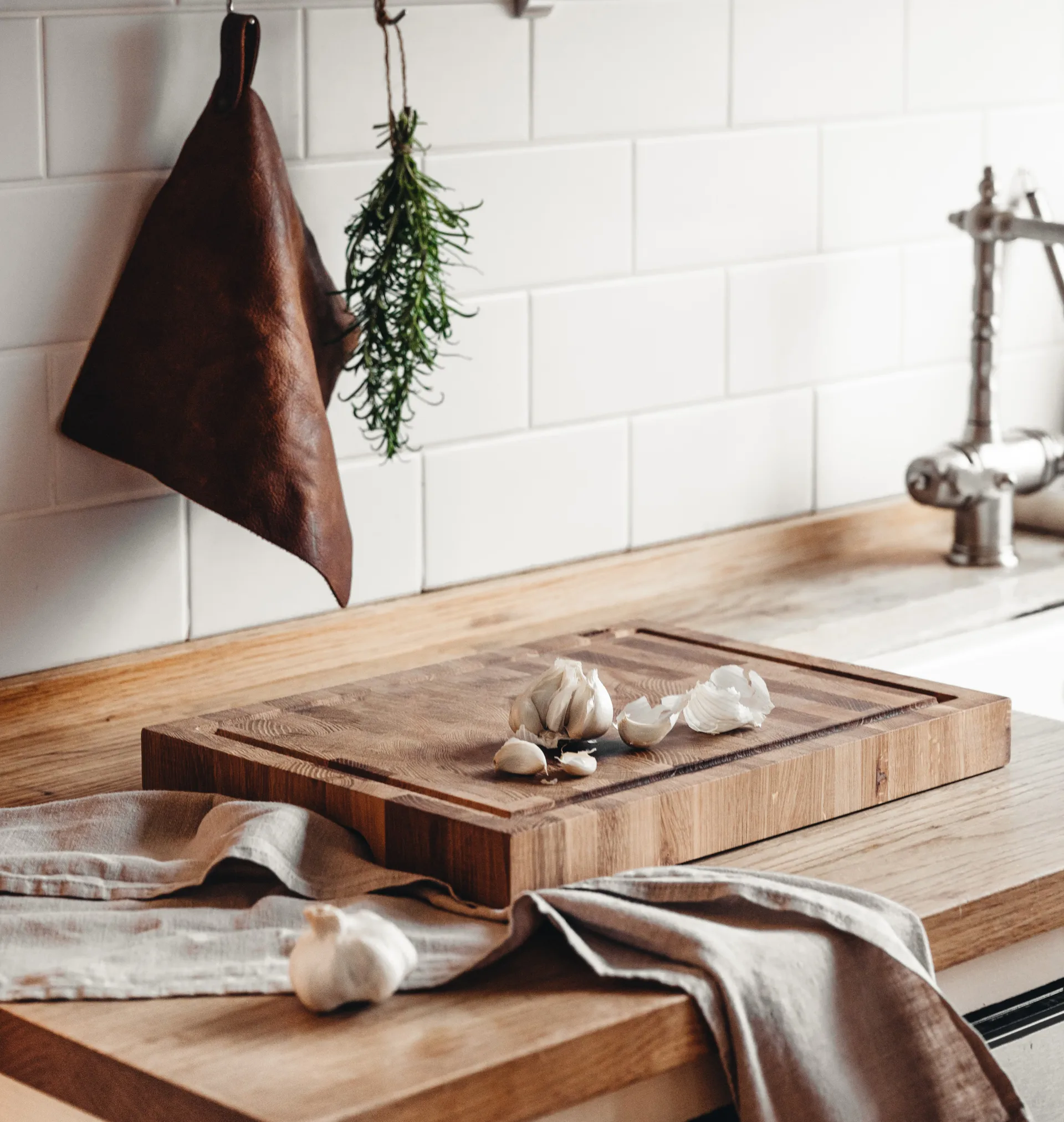 Heirol カッティングボード oak with groove, 30x40 cm Heirol