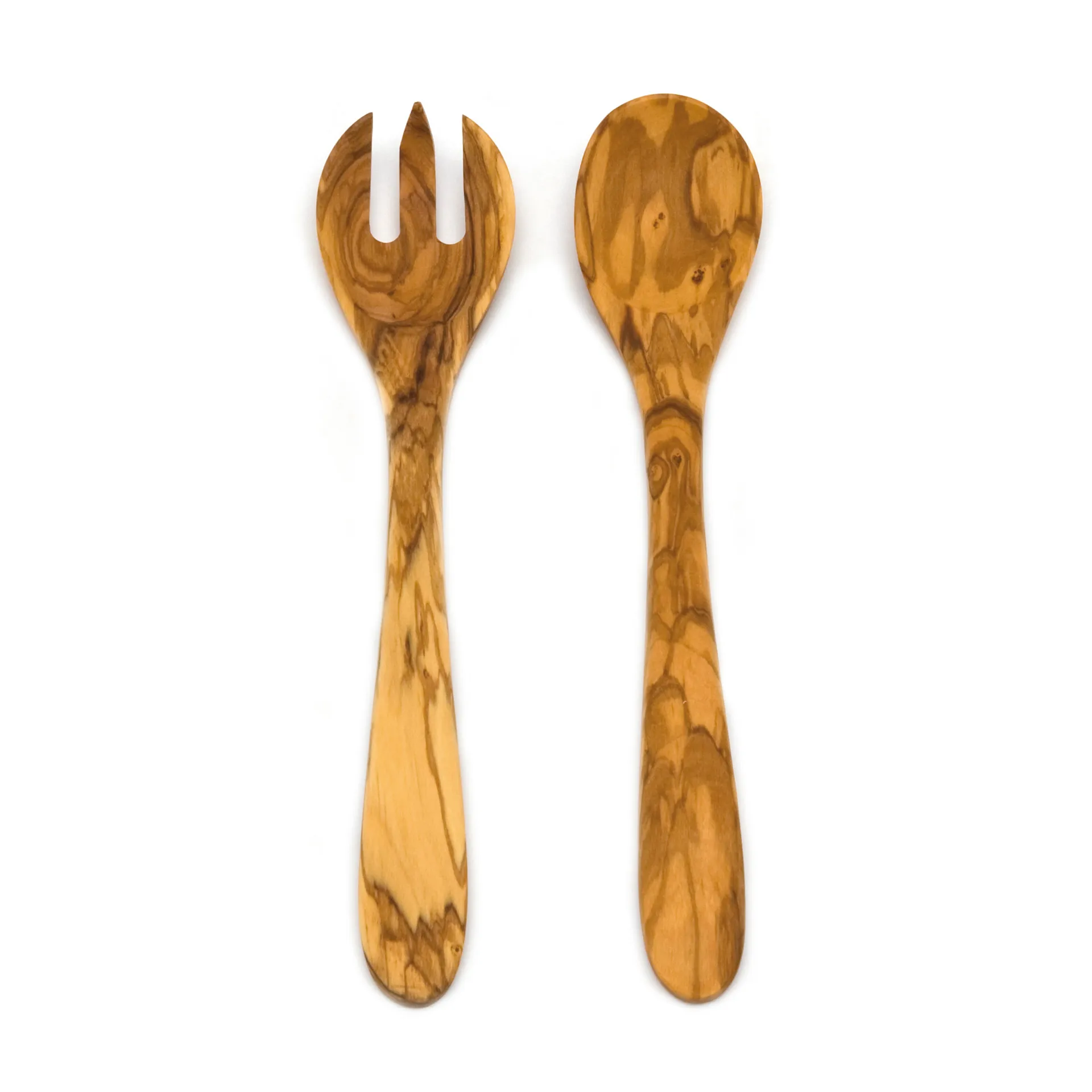 Heirol サラダ カトラリー olive wood 2-pieces, 30 cm Heirol