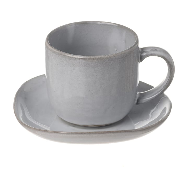 Heirol x Nosse Svelte ソーサー付きカップ 12 cl, Stone Heirol