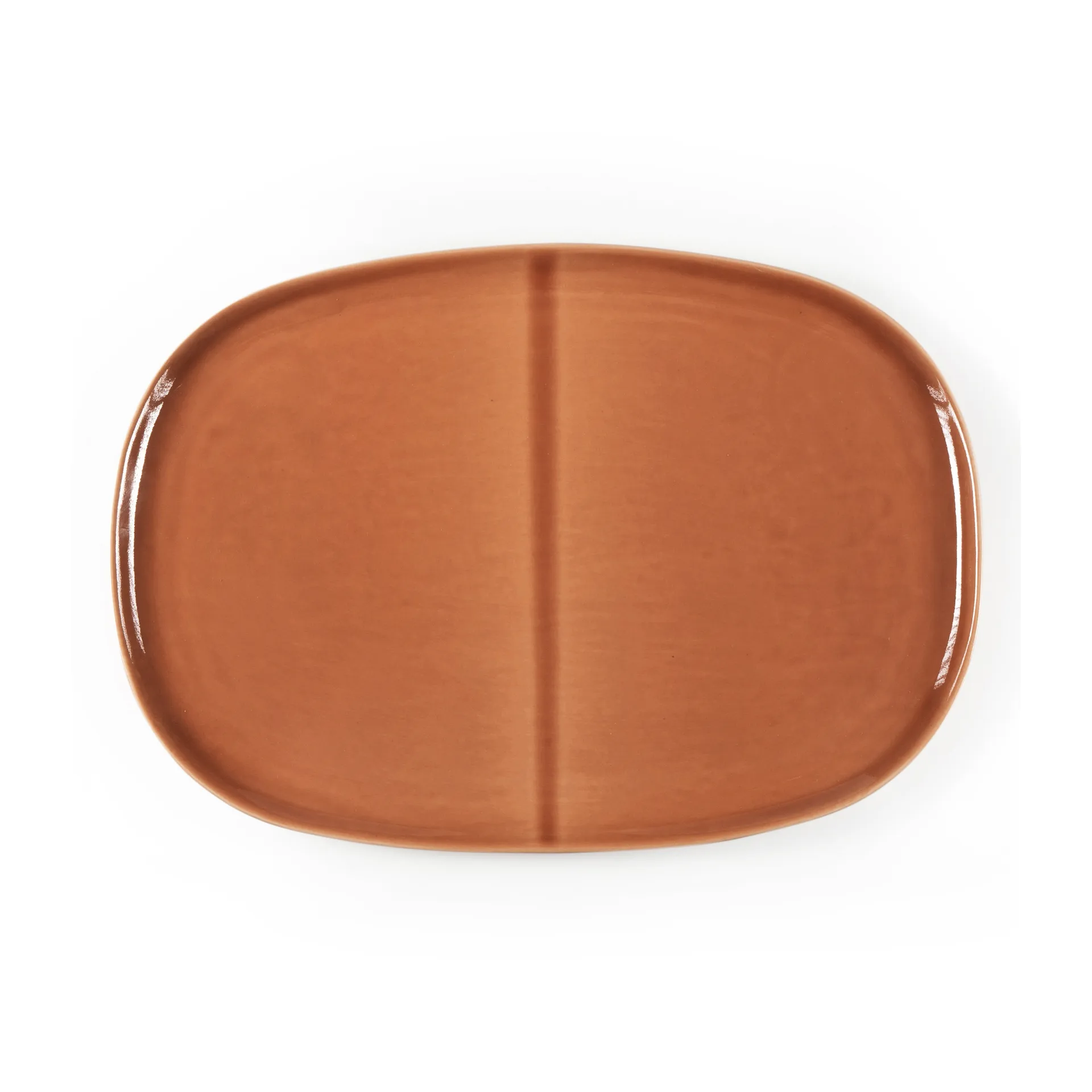 Heirol x Nosse Svelte プレート oval 30 cm, Terracotta Heirol