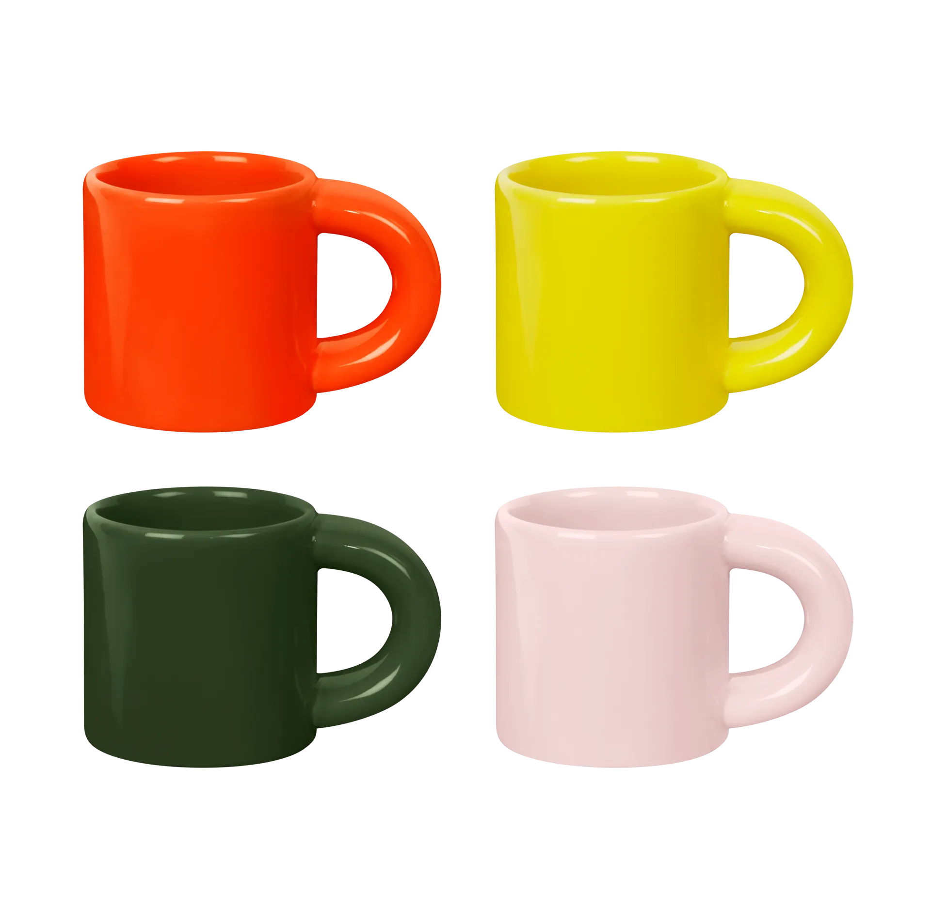 Bronto エスプレッソカップ 10 cl 4個, Multi Hem