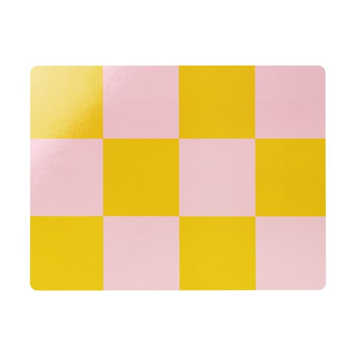 Check ランチョンマット 30x40 cm 2枚 - Honey-pink - Hem