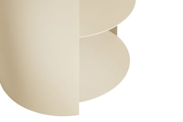 Hide サイドテーブル Ø38x41 cm - Light ivory textured - Hem