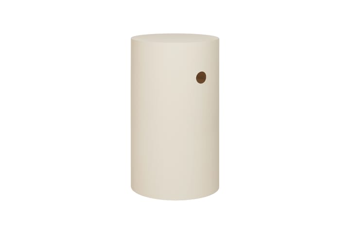 Hide ペデスタル Ø38x68 cm, Light ivory textured Hem