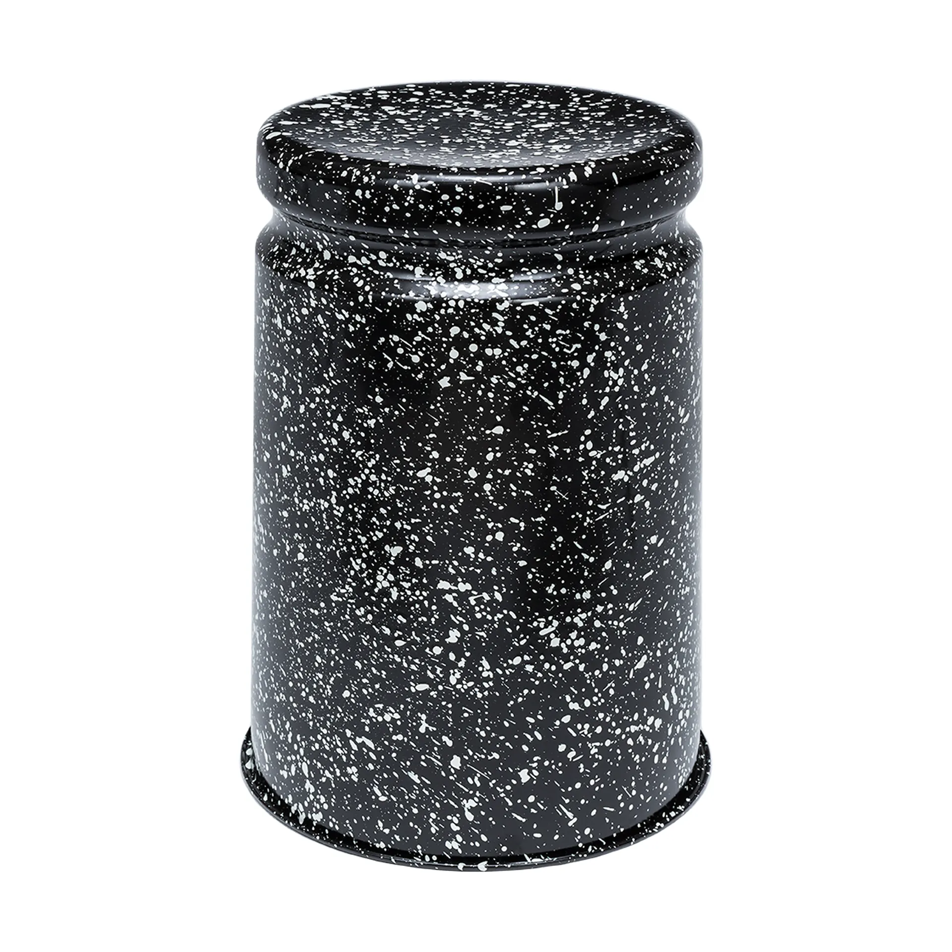 Last スツール Ø32x44 cm, Black-white splatter Hem