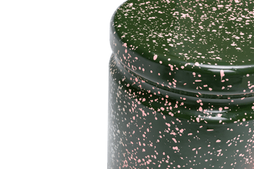 Last スツール Ø32x44 cm - Green-pink splatter - Hem
