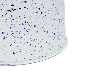 Last スツール Ø32x44 cm - White-blue splatter - Hem