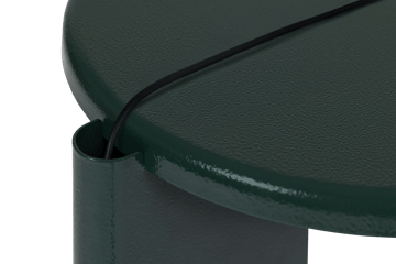 Lolly サイドテーブル 56 cm - Black green gloss - Hem