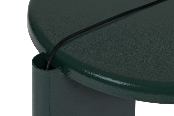 Lolly サイドテーブル 56 cm, Black green gloss Hem