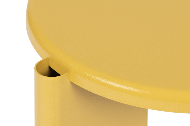 Lolly サイドテーブル 56 cm, Ochre yellow gloss Hem