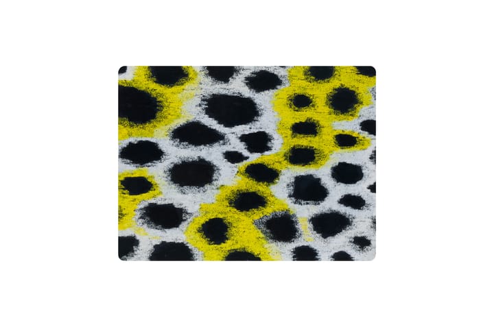 Monster ランチョンマット 30x40 cm 2枚, White-yellow-black Hem