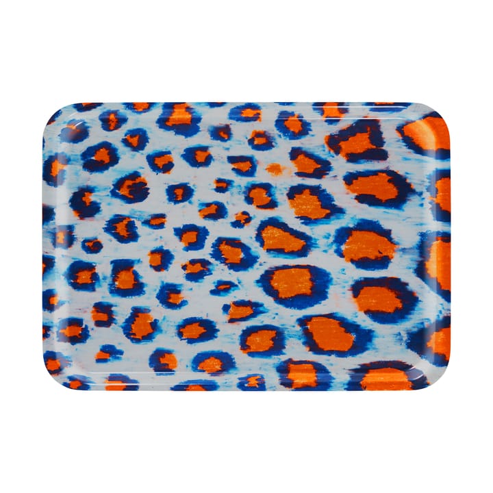 Monster トレイ ミディアム 37x53 cm - Coral-white-ultramarine blue - Hem