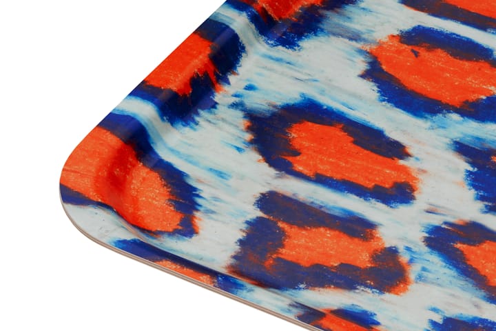 Monster トレイ ミディアム 37x53 cm, Coral-white-ultramarine blue Hem