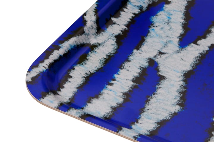 Monster トレイ ミディアム 37x53 cm, Ultramarine blue-white Hem