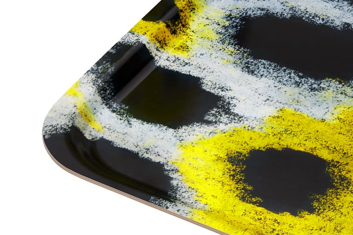 Monster トレイ ミディアム 37x53 cm, White-yellow-black Hem