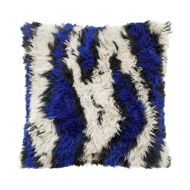 Monster クッション M 50x50 cm - Ultramarine blue-off white - Hem