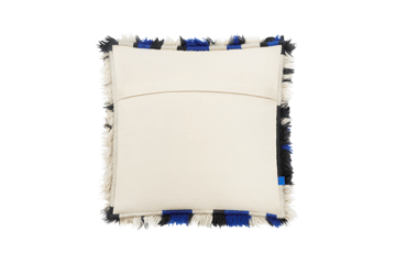 Monster クッション M 50x50 cm - Ultramarine blue-off white - Hem