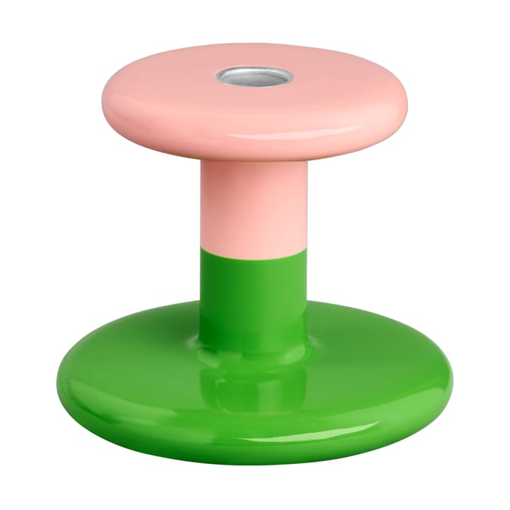 Pesa キャンドルホルダー ロウ 11 cm - Pink-green - Hem