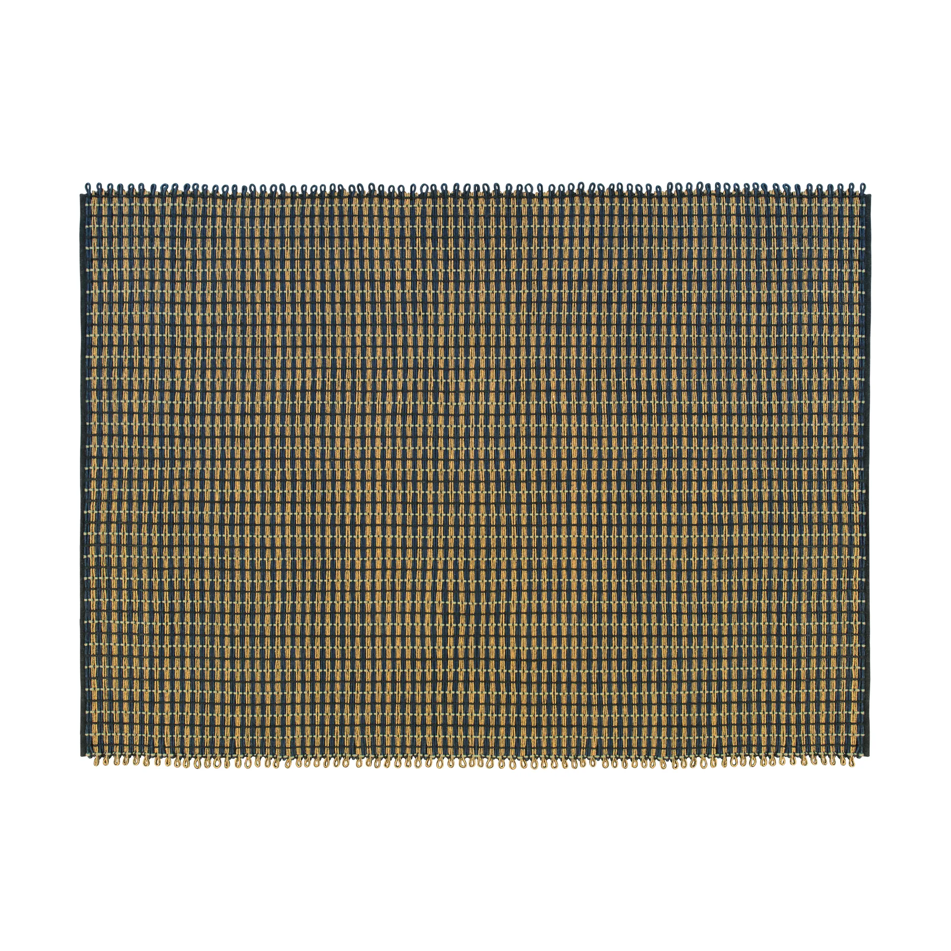 Rope ラグ M 170x240 cm, Night blue Hem