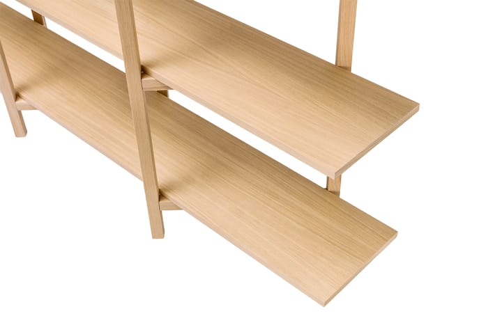 Zig Zag シェルフ ロウ 175x100 cm, Oak Hem