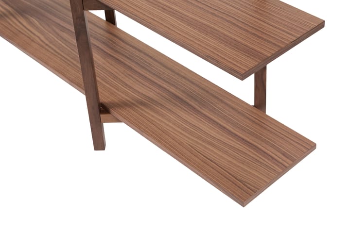 Zig Zag シェルフ ロウ 175x100 cm, Walnut Hem