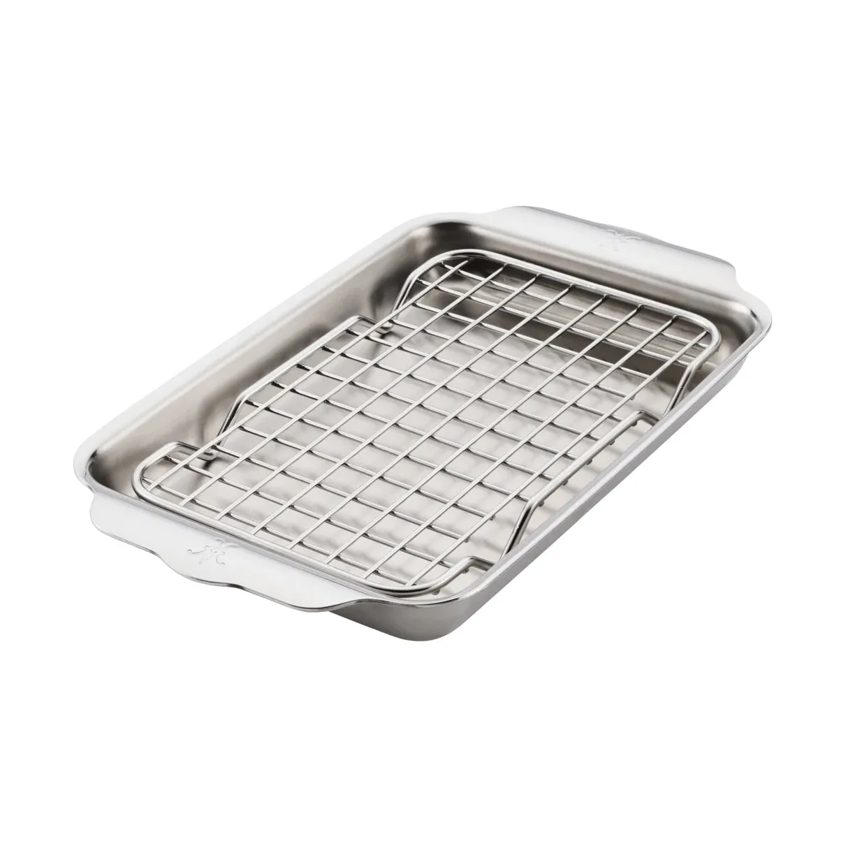 Hestan オーブン天板 冷却ラック付き, ステンレススチール、16.8x28.8 cm Hestan