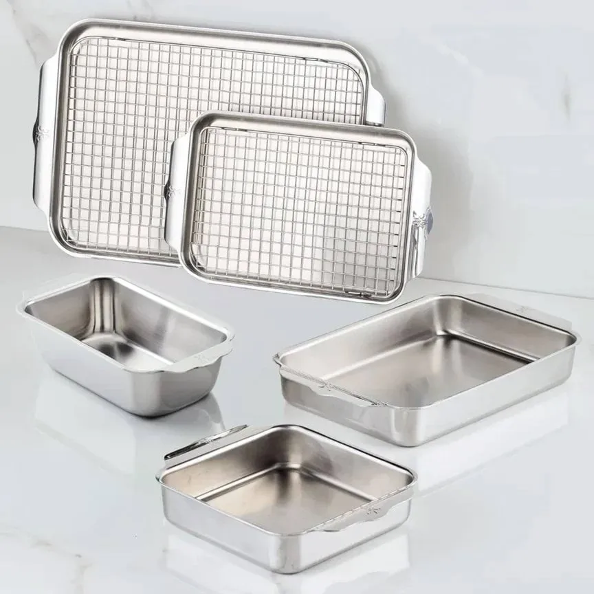 Hestan Ovenbond essential オーブンセット, ステンレススチール、7点セット Hestan