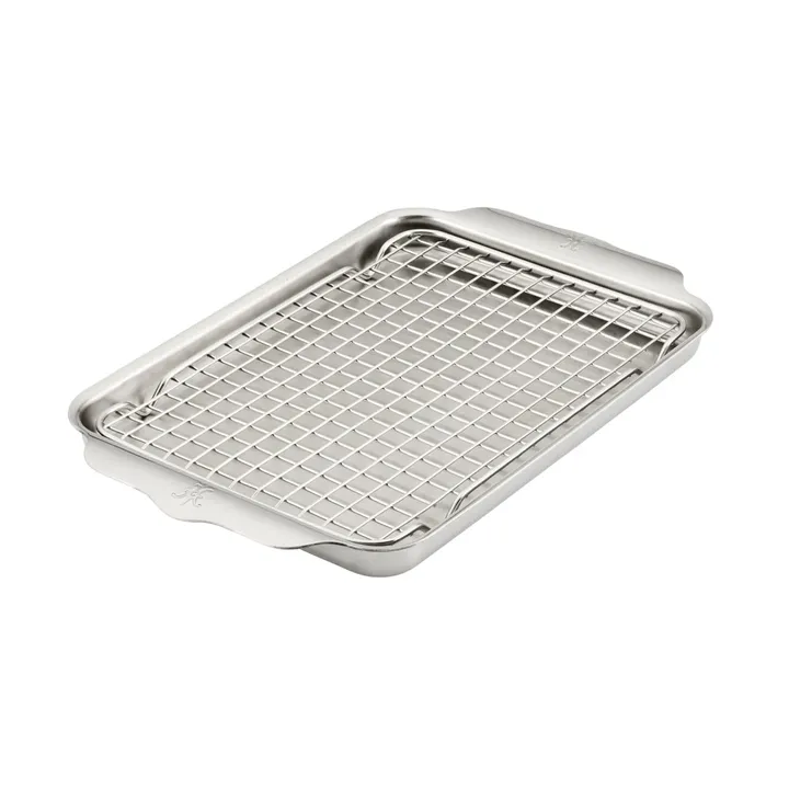 Hestan OvenBond クォーツパン（オーブンラック付き） - Stainless steel, 24x39 cm - Hestan