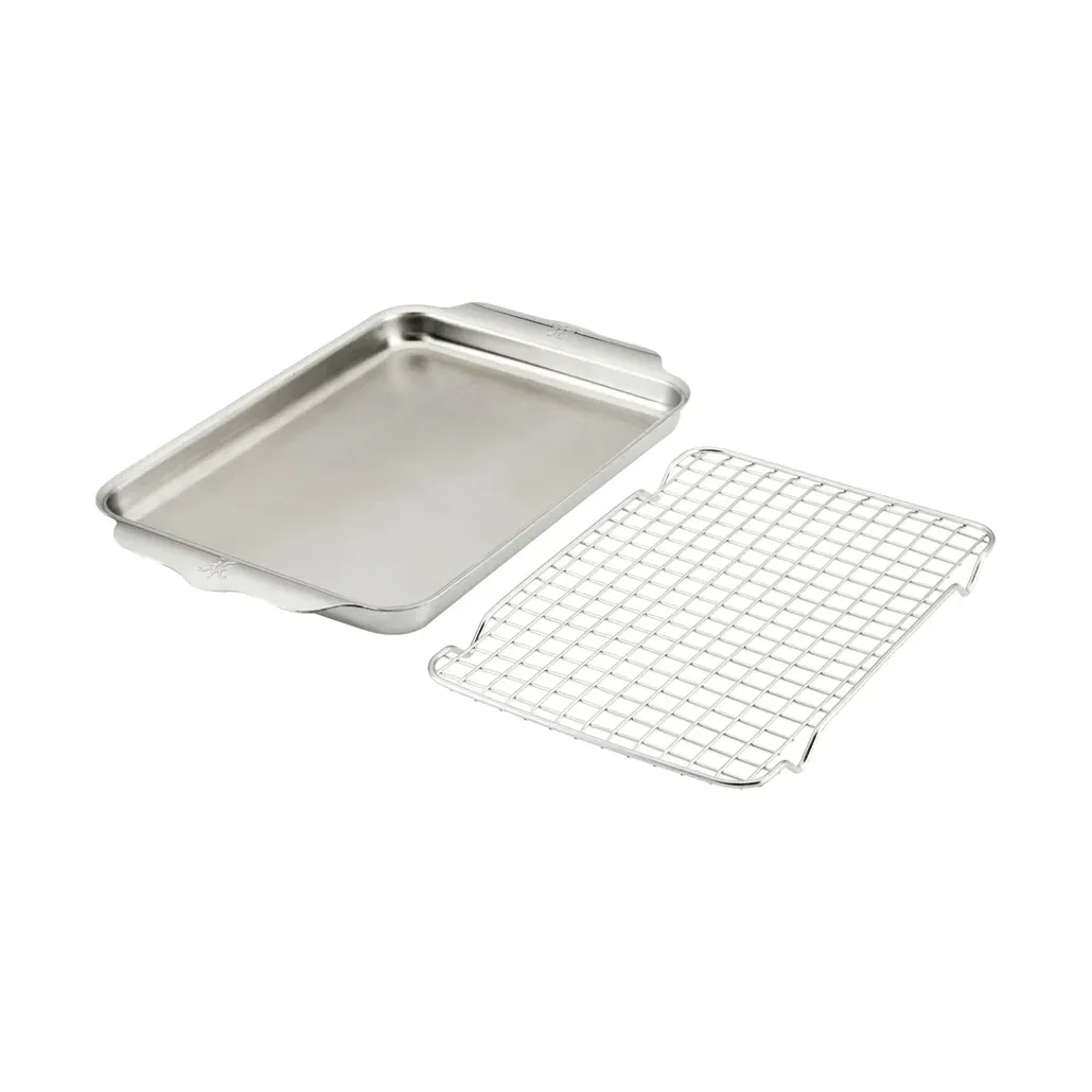 Hestan OvenBond クォーツパン（オーブンラック付き）, Stainless steel, 24x39 cm Hestan